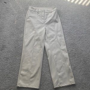 Faux leather pants